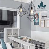  DTH046 - ĐÈN THẢ RỌ SẮT 