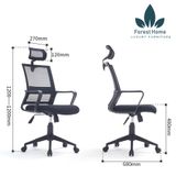  GX2012 - GHẾ XOAY TỰA ĐẦU 