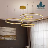  DTH124 - ĐÈN THẢ BA VÒNG TRÒN DTH124 