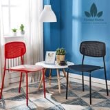  HL2 - GHẾ NHỰA LỖ KHUNG SẮT 