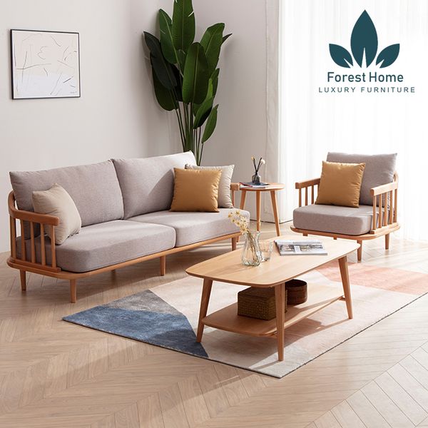  SD6 - SOFA ĐƠN NAN GỖ 