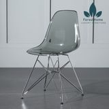  EA6 - GHẾ EAMES TRONG SUỐT CHÂN THÉP 