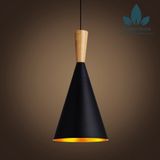  DTH009 - ĐÈN THẢ CHUÔI GỖ 