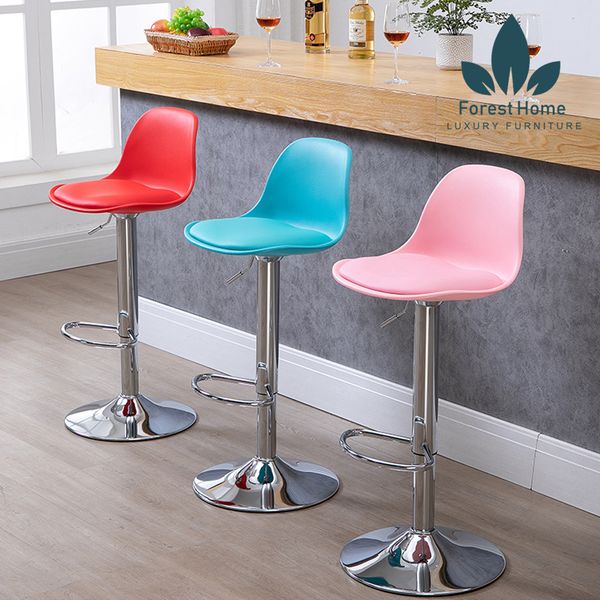  GBX1 - GHẾ BAR XOAY MẶT ĐỆM 