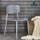  HL2 - GHẾ NHỰA LỖ KHUNG SẮT 