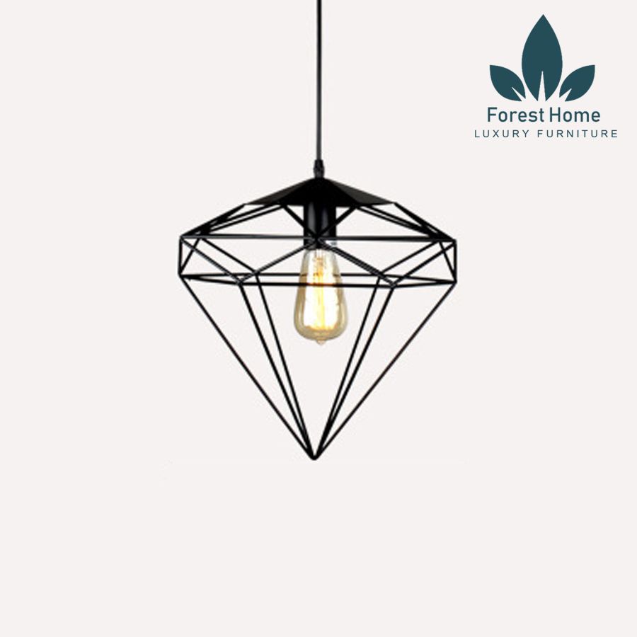  DTH046 - ĐÈN THẢ RỌ SẮT 