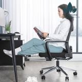  GX2023 - GHẾ XOAY TỰA ĐẦU CHÂN MẠ CROM 