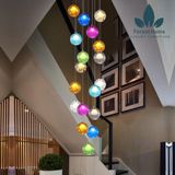  DTH059 - ĐÈN CHÙM ĐA SẮC 