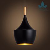  DTH009 - ĐÈN THẢ CHUÔI GỖ 