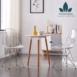  EA6 - GHẾ EAMES TRONG SUỐT CHÂN THÉP 