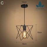  DTH007 - ĐÈN THẢ RỌ SẮT 