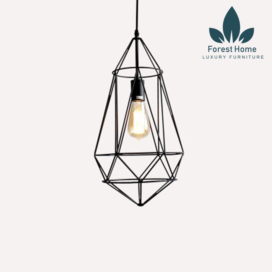  DTH046 - ĐÈN THẢ RỌ SẮT 