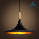  DTH009 - ĐÈN THẢ CHUÔI GỖ 