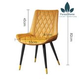  HM8-D - GHẾ LOFT TRÁM BỌC DA 
