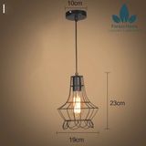  DTH007 - ĐÈN THẢ RỌ SẮT 