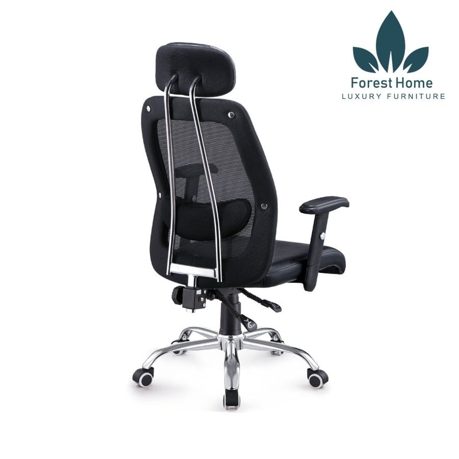  GX303 - GHẾ XOAY TỰA ĐẦU BỌC DA 