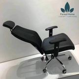  GX303 - GHẾ XOAY TỰA ĐẦU BỌC DA 