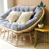  GM2 - GHẾ MÂY PAPASAN ĐÔI 