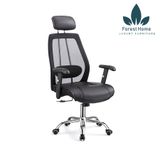  GX303 - GHẾ XOAY TỰA ĐẦU BỌC DA 