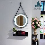  GT002 - GƯƠNG TREO DÂY DA CÓ ĐÈN LED 