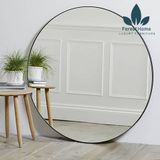  GT004 - GƯƠNG TRÒN VIỀN SẮT ĐEN 