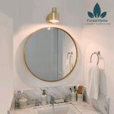  GT005 - GƯƠNG TRÒN VIỀN SẮT VÀNG 