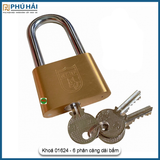  Khóa treo đồng bấm càng dài 01624 Việt Tiệp 
