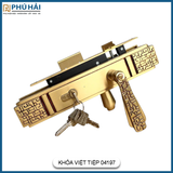  Khóa Cửa Đi Đồng Thau Việt Tiệp 04197 