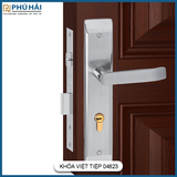  Khóa Cửa Tay Gạt Inox 304 Việt Tiệp 04823 