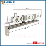  Bánh xe lùa treo cửa đi hammerd 12 bánh 1012SS 100kg 