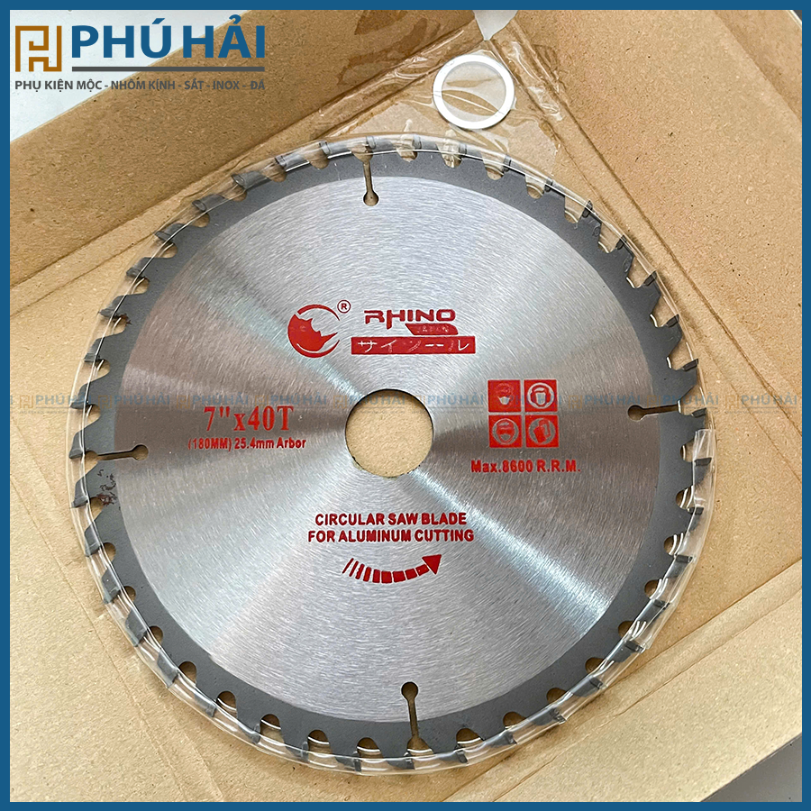  Lưỡi cắt RHINO 180*2.2*25.4*40T 