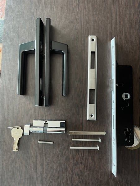  Khóa đơn Kinlong Xám mở ngoài 4732/T (chính hãng) 