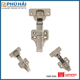  Bản lề giảm chấn Hamered 3006 B cong vừa (dùng cho ván dày 25) 