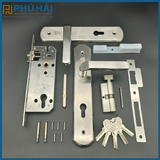  KHÓA TAY GẠT JEELY 304C-260, CỬA CHÍNH, INOX 304 HỆ 1000 