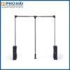 Giá kệ mắc quần áo nâng hạ VICKINI 18205.960 GRPR xám sơn