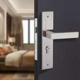  Khóa cửa nẹp VICKINI 32012.002 BSN ken xước bóng, ruột 2 đầu 