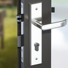  Khóa cửa nẹp VICKINI 37915.102 PSS/SSS inox bóng/ mờ, ruột 2 đầu 