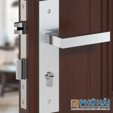  Khóa cửa nẹp VICKINI 37916.102 SSS inox mờ, ruột 2 đầu 