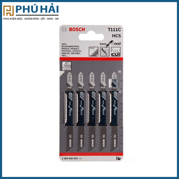  Lưỡi cưa lọng gỗ BOSCH (bộ 5c) 