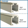 Ray lùa cửa đi giảm chấn HMR bánh xe lõm 828/824 2M