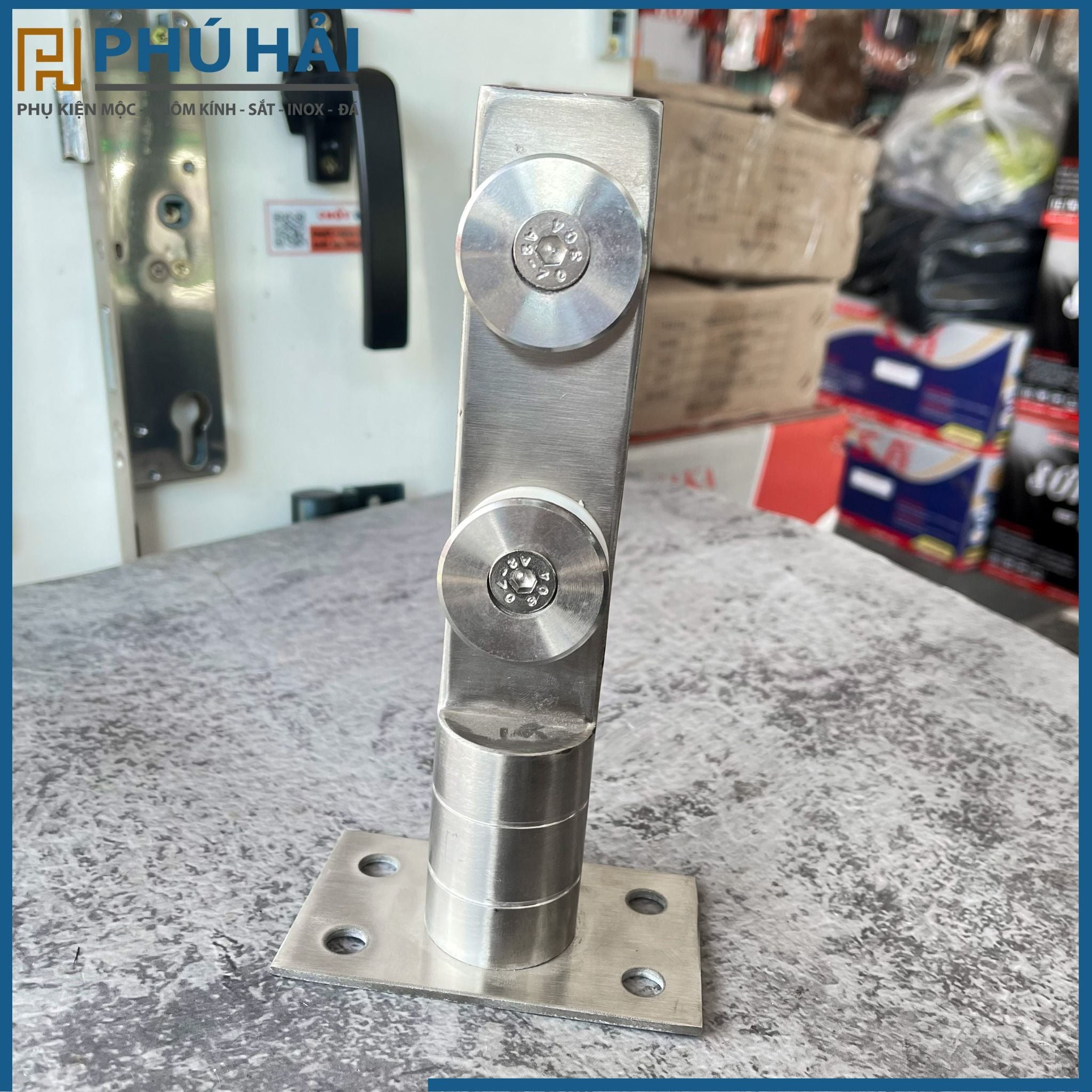 Trụ cầu thang tròn rỗng phi 38 cao 20 – Phân Phối Vật Tư Phụ Kiện Phú Hải