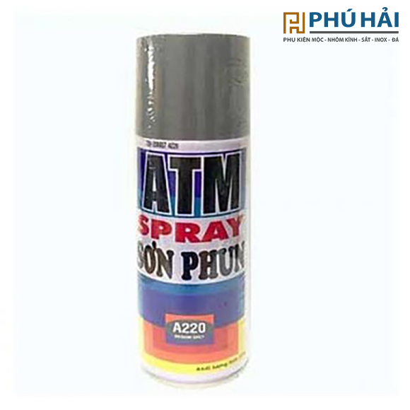  Sơn xịt ATM 220 thường xám 