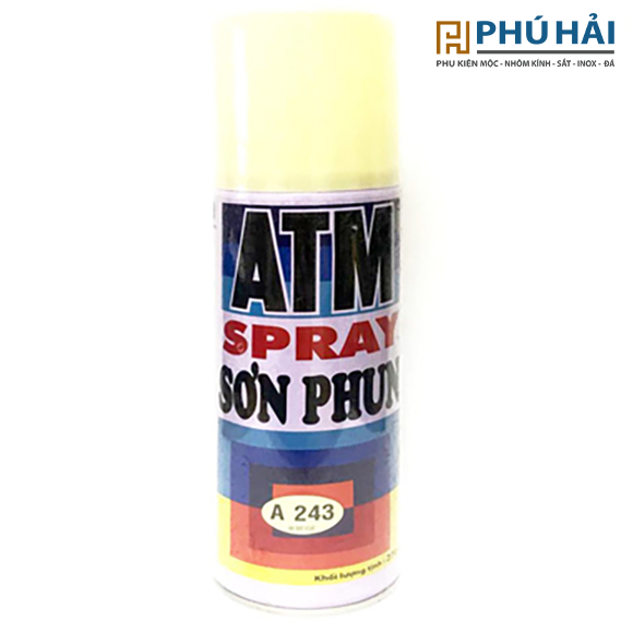  Sơn xịt ATM 200 thường (trắng) (12 chai/1 thùng) 