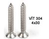  Vit INOX 304 4ly x 3F ( Bịch 1000 con) 