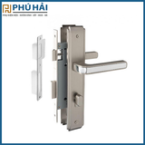  Khoá cửa nẹp Vickini 33020.001 OBP đen mờ ruột chốt 