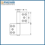  Bản Lề Nâng Hạ 80kg Hafele 926.13.903 