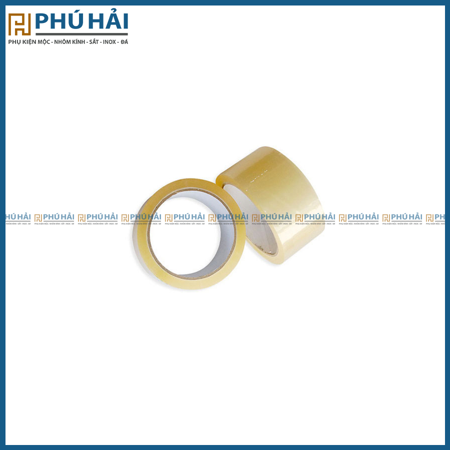  Băng keo vàng 100ya 48mm 1.3kg 6 cuộn/cây 