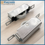  Bánh xe chịu lực dập lỗ hệ 55 ( bánh nhựa) 
