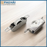  Bánh xe chịu lực dập lỗ hệ 55 ( bánh nhựa) 