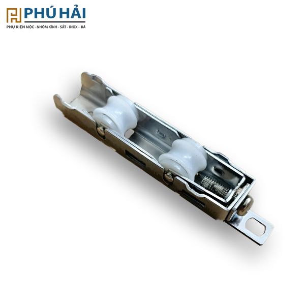  Bánh xe kép hệ 55 inox 201 đế thấp 